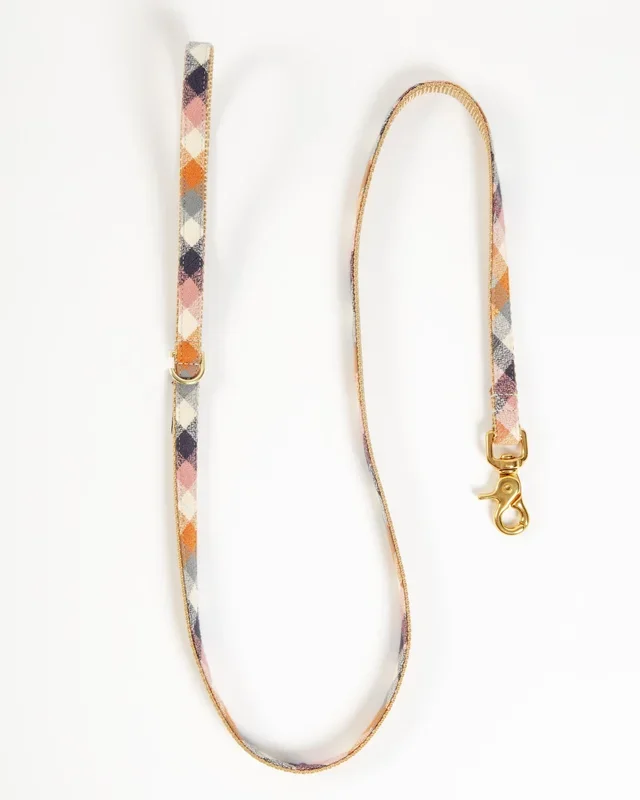 Aspen Flannel Dog Leash (Made in the USA)