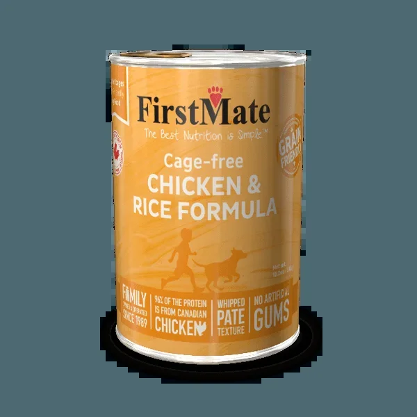 FirstMate Grain Friendly™ Cage-free Chicken & Rice Formula for Dogs 12.2oz