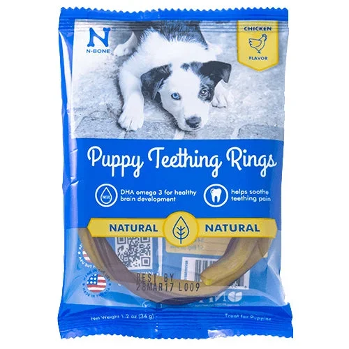 N-Bone Chicken Flavor Puppy Teething Rings