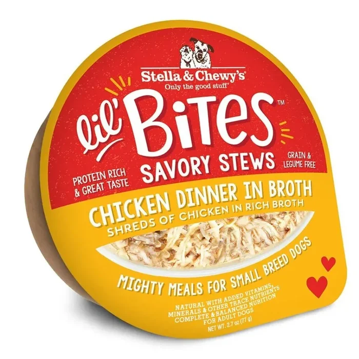 Stella and Chewy’s Lil’ Bites Savory Stews – Wet Mixers and Toppers for Dogs