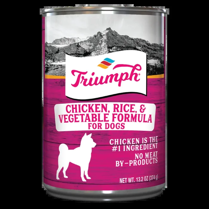 Triumph Chicken, Rice & Vegetable Canned Dog Food