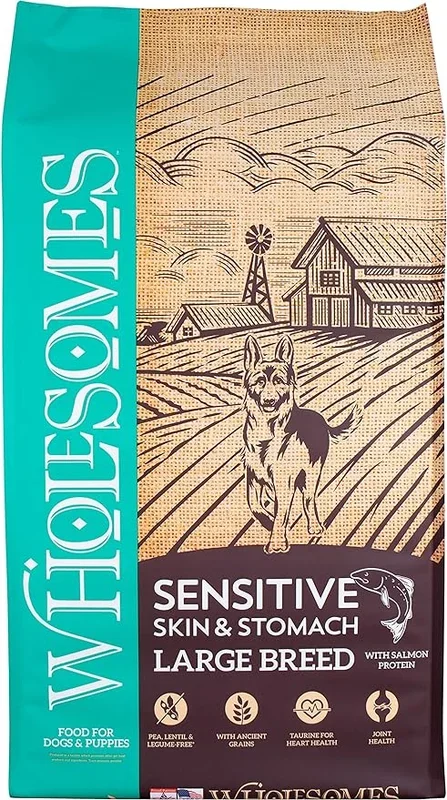 Wholesomes Sensitive Large Breed Dog Food 30lb **BUY 12 GET 1 FREE**